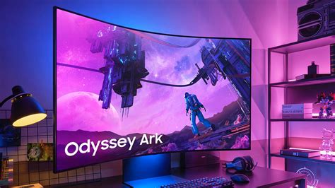 Samsung Odyssey Ark Curved Gaming Monitor in Übergröße