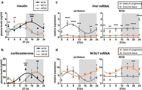 Levels Of Insulin And Corticosterone In Blood Plasma And Their