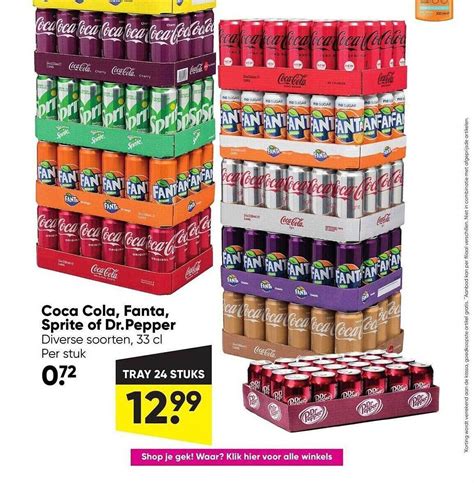 Coca Cola Fanta Sprite Of Dr Pepper Aanbieding Bij Big Bazar