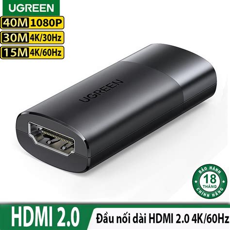 Đầu nối HDMI Cao Cấp Ugreen 10943 Chính Hãng CM429 support HDMI 2 0 4K