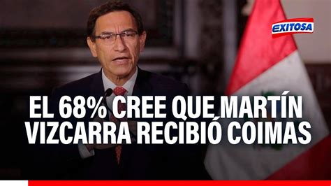 🔴🔵martín Vizcarra Un 68 Cree Que El Expresidente Recibió Coimas