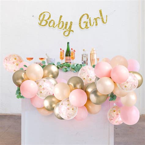 Pink Baby Shower Balloon Arch Garland Kit – Sweet Baby Company