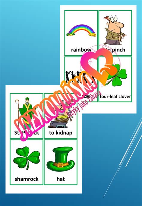 St Patricks Day flashcards Anglický jazyk UčiteléUčitelům cz