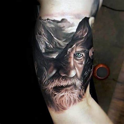 60 Morph Tattoo Designs for Men | Picture tattoos, Portrait tattoo ...