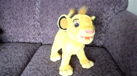 Disney The Lion King My Singin Simba Plush Animated Toy Youtube