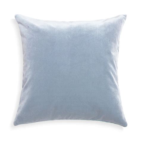 Custom Sky Blue Velvet Pillows Pepper Home