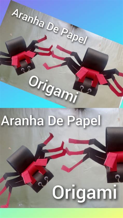 Passo A Passo Como Fazer Aranha De Papel Que Pula Origami De Papel