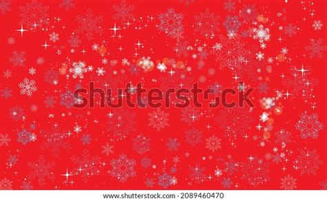 Red Christmas Background Snowflakes Vector Stock Vector (Royalty Free) 2089460470 | Shutterstock