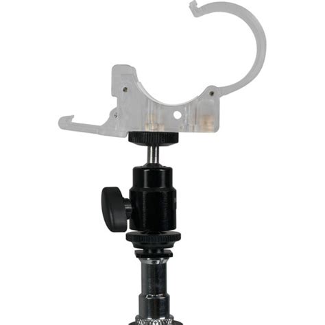 Nanlite Pavotube Transparent Polycarbonate Clip And Mini Ball Head With Hot Shoe Adapter Apex