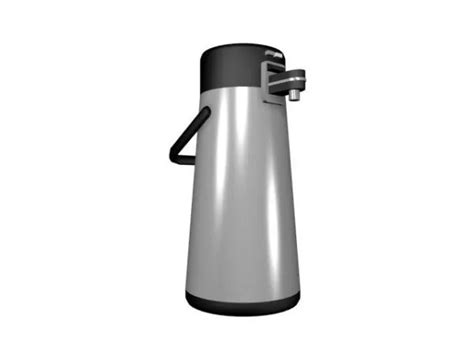 Kitchen Thermos Bottle Free 3d Model 3ds Dxf Max Vray