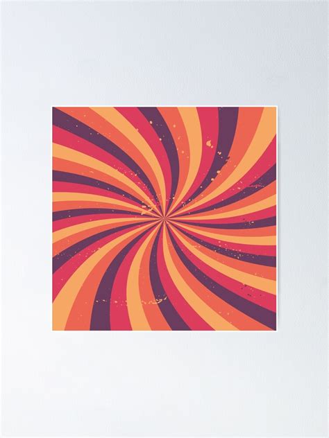 Retro Sunburst Background Pattern With A Vintage Color Palette In A