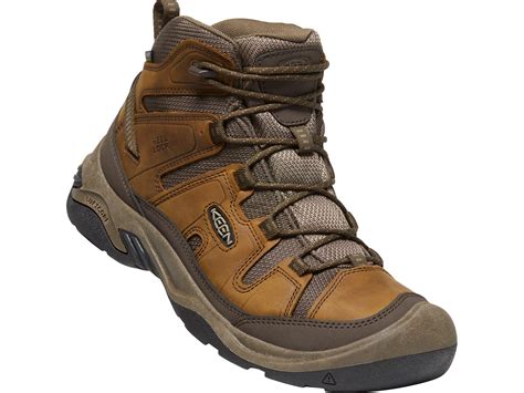 Keen Men S Circadia Mid WP Waterproof Hiking Boots Leather Synthetic