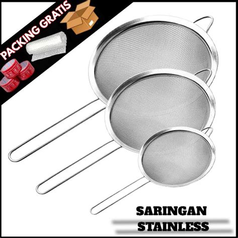 Jual Saringan Stainless Ukuran Cm Cm Cm Cm Besar Kecil