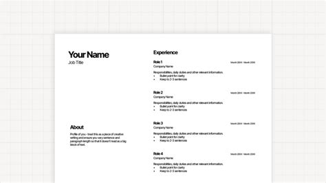 Architecture Cv Template