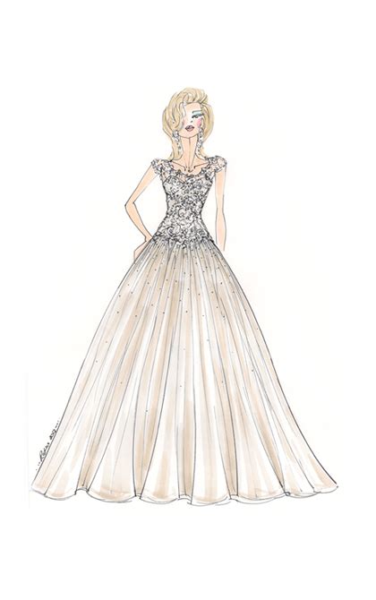 Ball Gown Drawing At Getdrawings Free Download