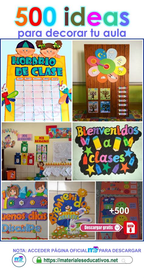 500 Ideas Para Decorar Tu Salón De Clases Decoracion De Aulas Decoración Aula De Preescolar