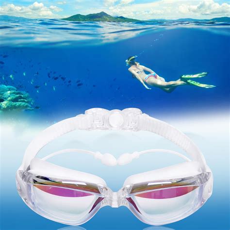 Tyuong Swimming Goggles High Definition And Fog Large Frame Electroplated For Men And Women