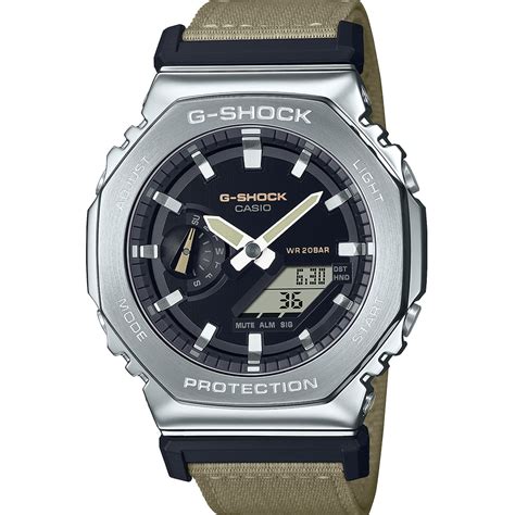 G Shock Gm2100c 5a Casioak Utility Metal Covered Mens Watch Watch Depot