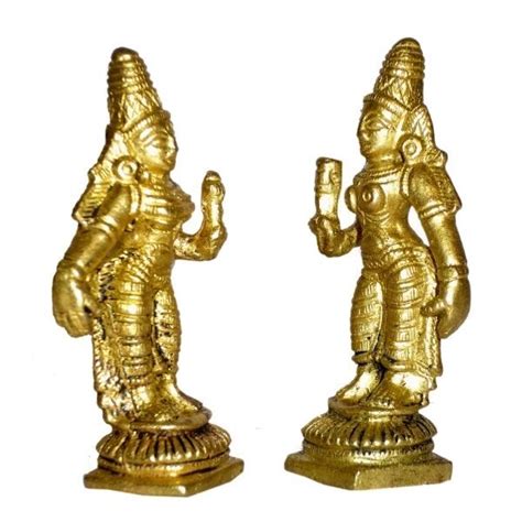 Buy Riddhi Siddhi Sridevi Bhudevi Brass Idol Murti Statue Collectible