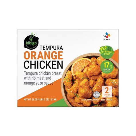 CJ Bibigo Tempura Orange Chicken 2 X 33 Oz Costco Food Database