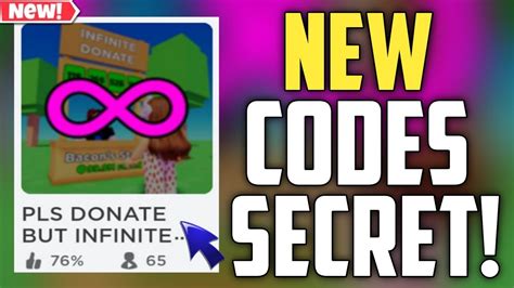 PLS DONATE BUT INFINITE ROBUX New Codes ROBLOX SECRET CODES YouTube