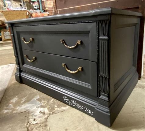 Low Chest Or Bench By Hickory Manufacturing Fusion Mineral Paint Ash