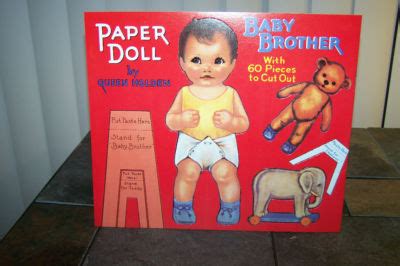 Baby Brother Cut Out Paper Doll With Pieces By Queen Holden