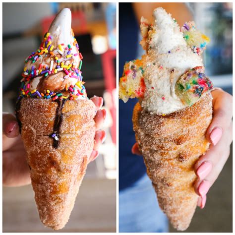 You Can Now Have Ice Cream In A Doughnut Cone At Cow Tipping Creamery