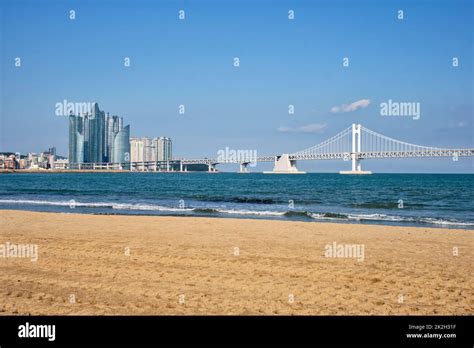 Gwangalli Beach In Busan South Korea Stock Photo Alamy