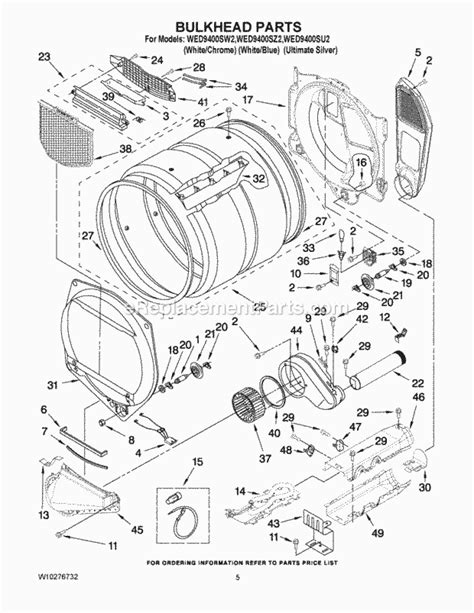 Whirlpool Duet Sport Dryer Parts Diagram