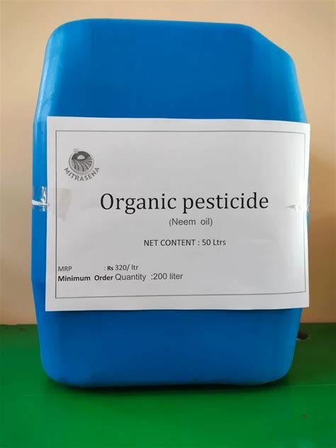 Liquid Organic Pesticides Neem Oil 50 Litre Packaging Type Drum At Rs