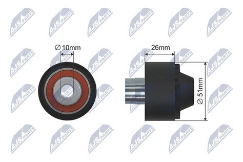 Deflection Guide Pulley V Ribbed Belt RNK CT 028 NTY 1141999 5751