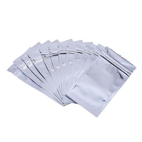 Wholesale Rectangle PVC Zip Lock Bags Pandahall