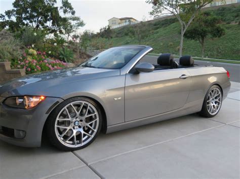 2008 Bmw 335i Hard Top Convertible Silver Black Custom Rims