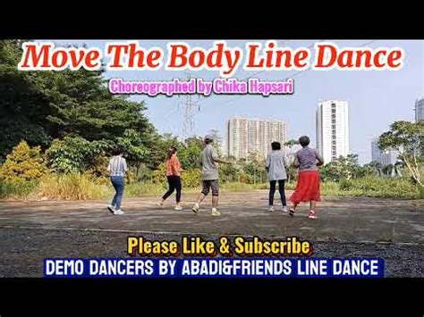 Move The Body Line Dance High Beginner Chika Hapsari Dancers