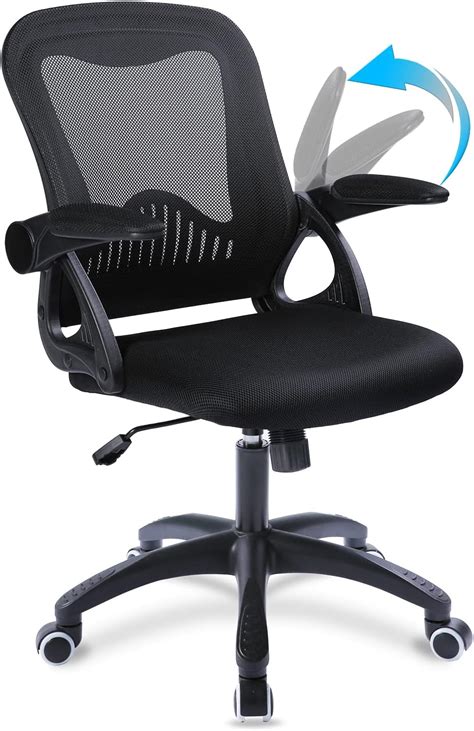 Qulomvs Computer Mesh Office Chair With Adjustable Armrests