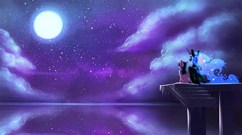 Night Sky By Underpable My Little Pony Wallpapers My Little