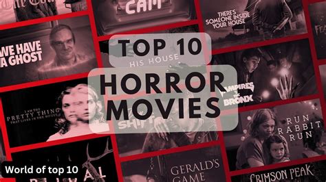 Top Ten Horror Movies Of All Time Youtube