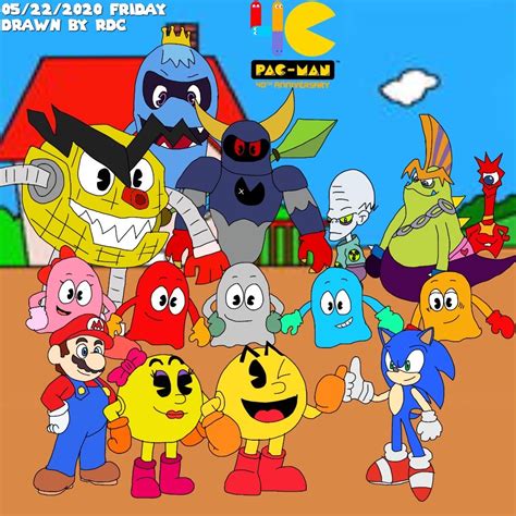 Pac Mans 40th Anniversary By Fester1124 On Deviantart