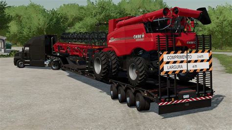 Transport Trailer 25m V1 0 Fs22 Mod Farming Simulator 22 Mod