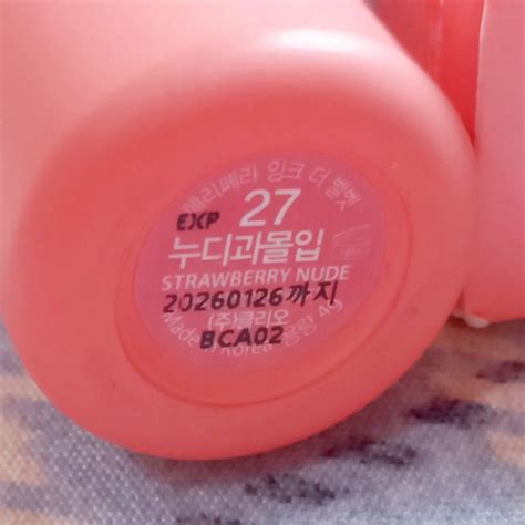 Peripera Ink Velvet 27 Strawberry Nude Kesehatan Kecantikan Rias