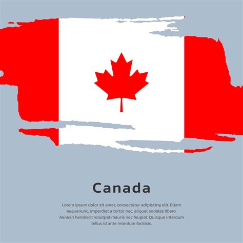 Illustration of Canada flag Template 13346329 Vector Art at Vecteezy