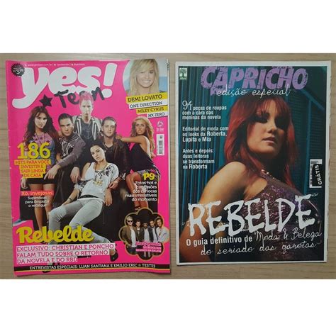 Revistas RBD Rebelde Shopee Brasil