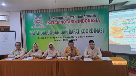 Rapat Gabungan Dan Koordinasi Pengwil Jatim Berharap Bisa Duduk Bersama