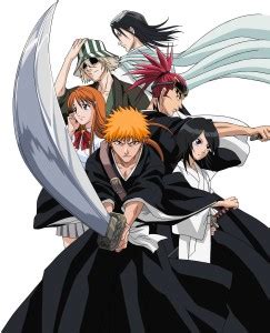 Athah Anime Bleach Ichigo Kurosaki Renji Abarai Rukia Kuchiki Kisuke