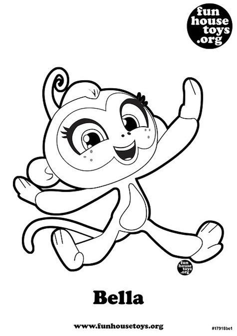 Fingerling Bella Printable Coloring Page Kids Learning Activities