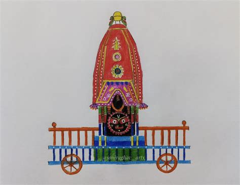 Jagannath Rath Yatra Drawing Rath Yatra Drawing Jagannathrathyatra