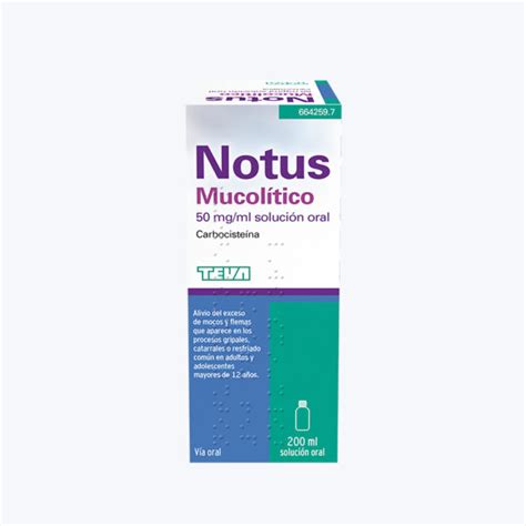 Comprar Notus Mucolitico Mg Ml Solucion Oral Frasco