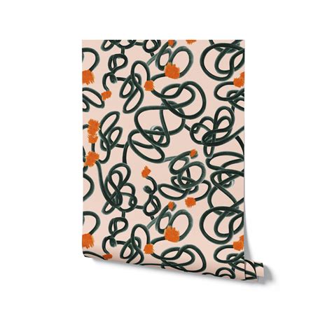 Abstract Scribble Wallpaper – Timberlea Interiors