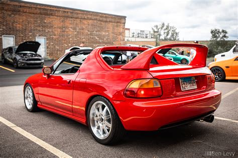 Big Wing On Red Honda Del Sol BenLevy